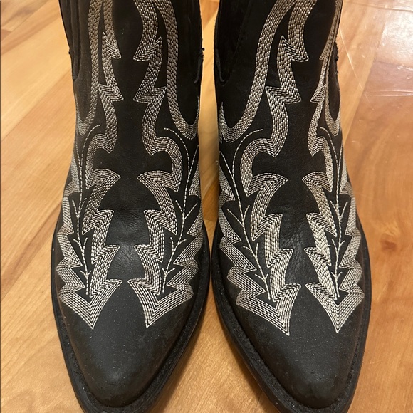 Liberty Black Simone Stitched Ankle Boot Sz 9 - Picture 6 of 13